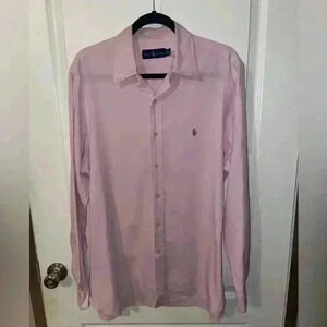 Ralph Lauren light pink dress shirt‎ long sleeve size 16.5/42